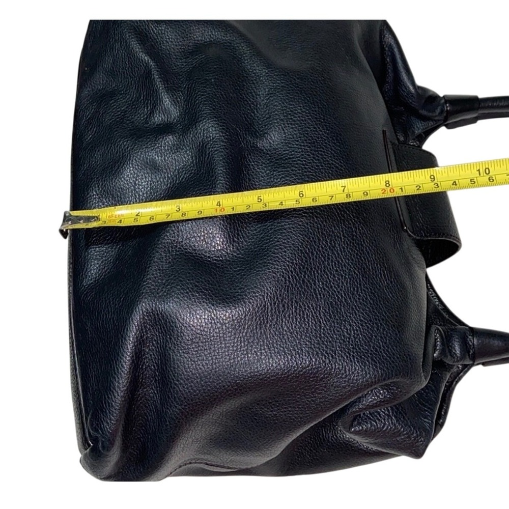 Kate Spade Stevie Black Leather Gathered Shoulder Bag Tote Purse EUC - Picture 9 of 11